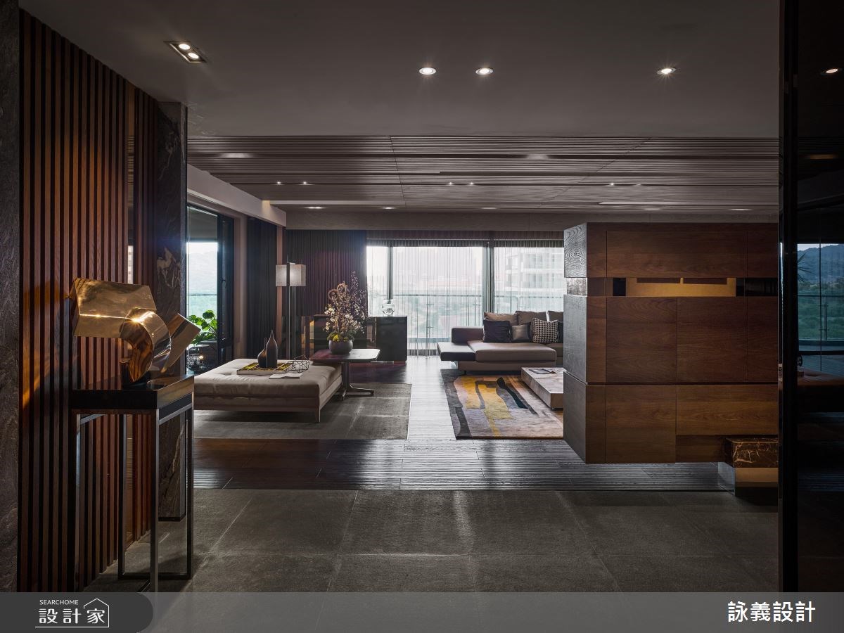 112坪＿現代風客廳案例圖片＿詠義設計/劉榮祿國際空間設計＿詠義_深邃的義式風尚之4