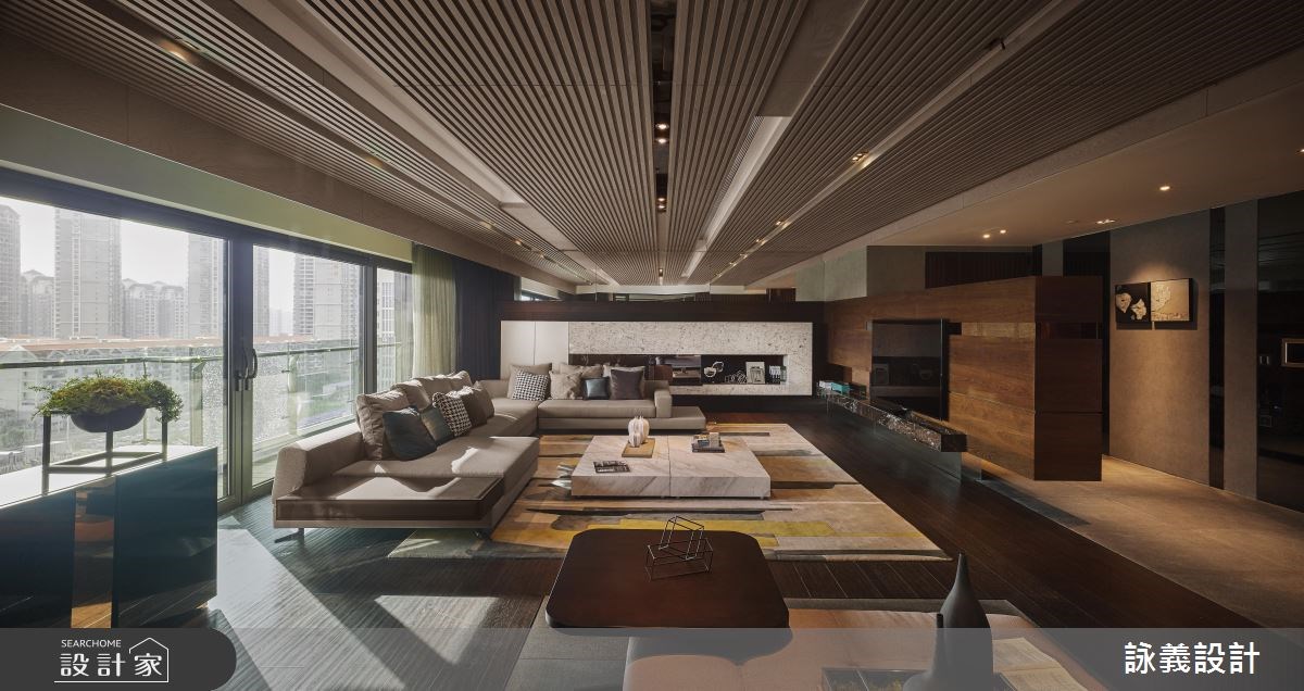 112坪＿現代風客廳案例圖片＿詠義設計/劉榮祿國際空間設計＿詠義_深邃的義式風尚之6