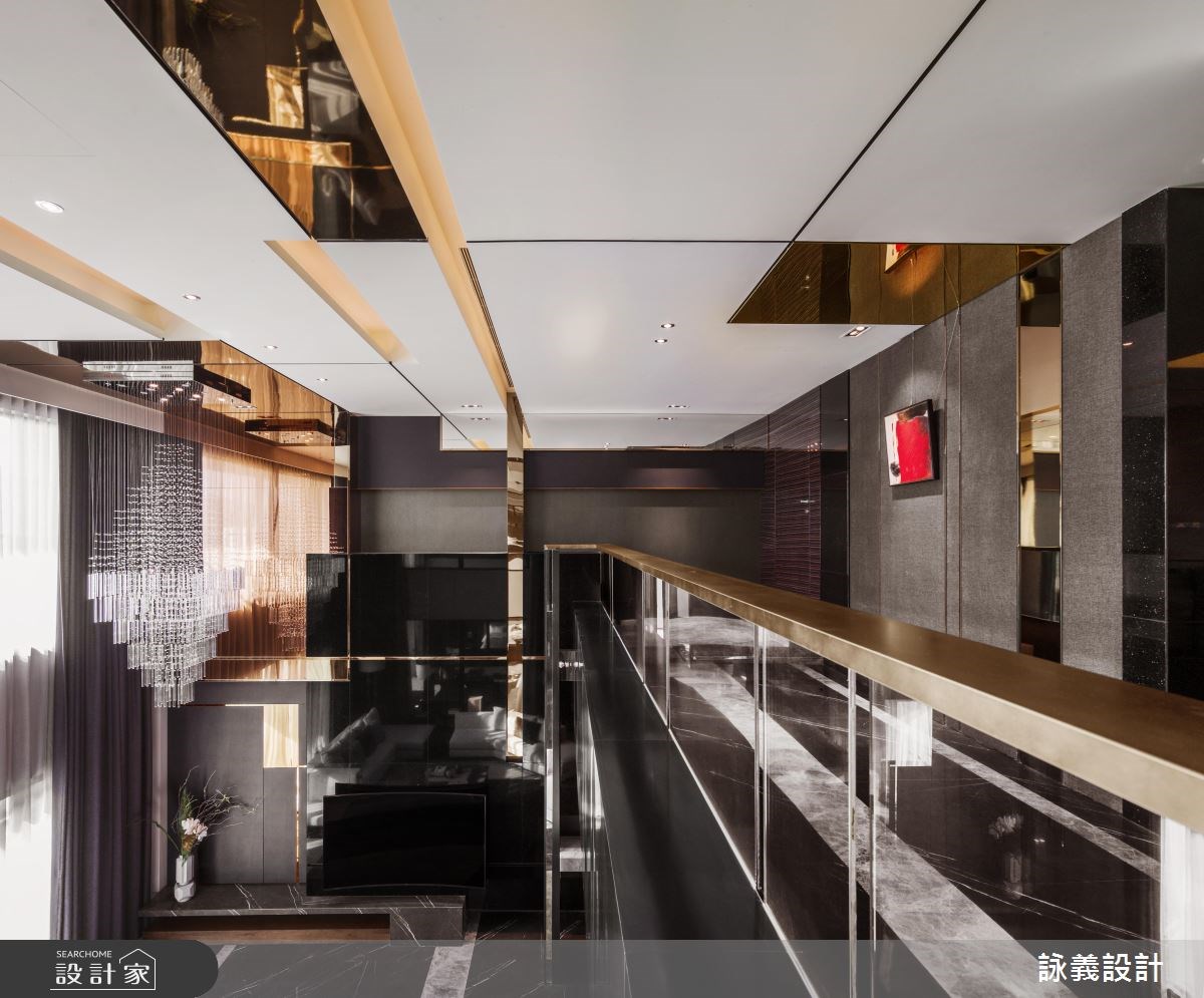 166坪預售屋＿現代風閣樓案例圖片＿詠義設計/劉榮祿國際空間設計＿詠義_華麗與抽象的演繹之1