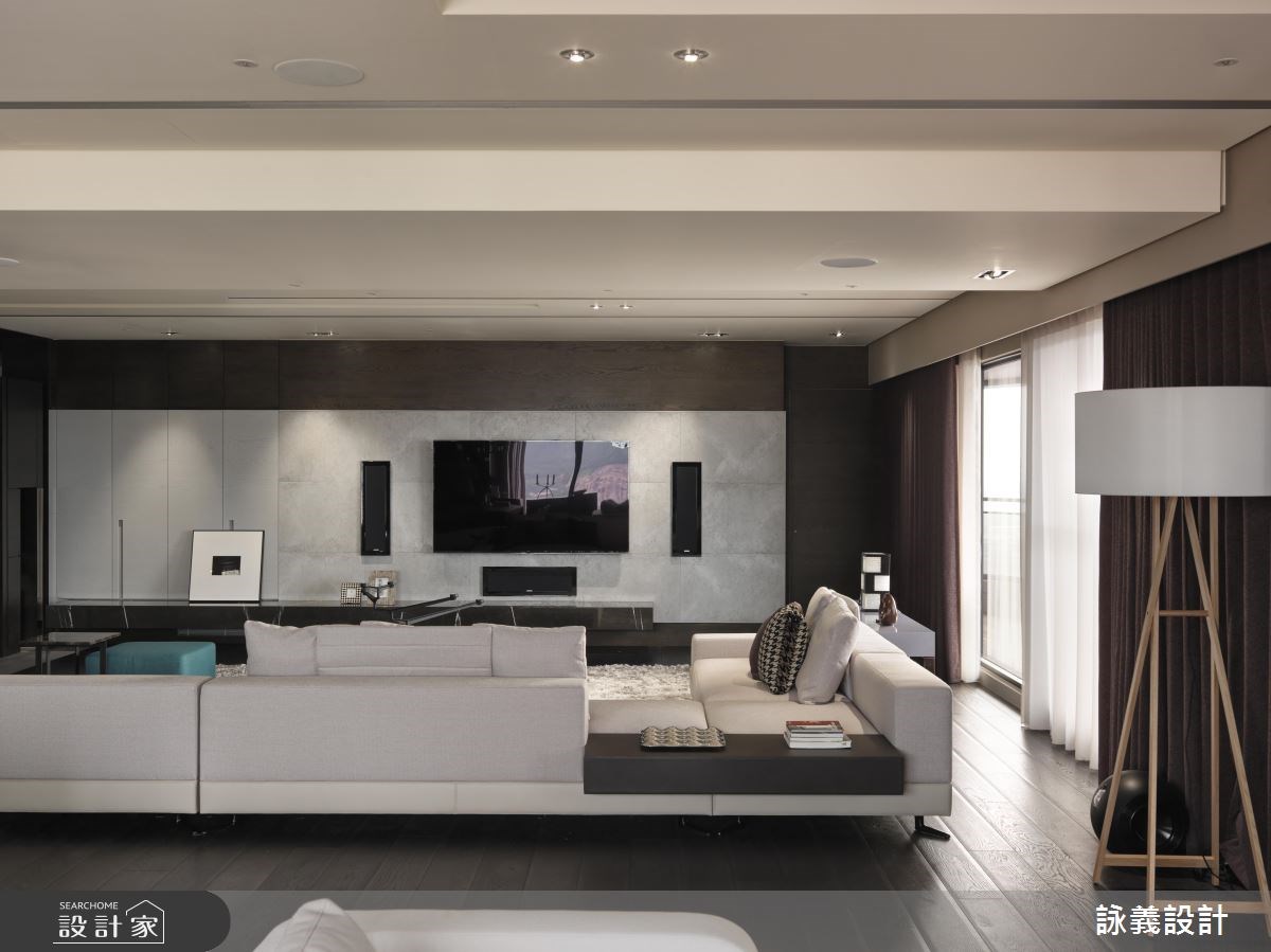 119坪＿現代風客廳案例圖片＿詠義設計/劉榮祿國際空間設計＿詠義_細緻與冷抽象之7