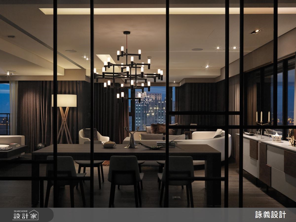 119坪＿現代風餐廳案例圖片＿詠義設計/劉榮祿國際空間設計＿詠義_細緻與冷抽象之10