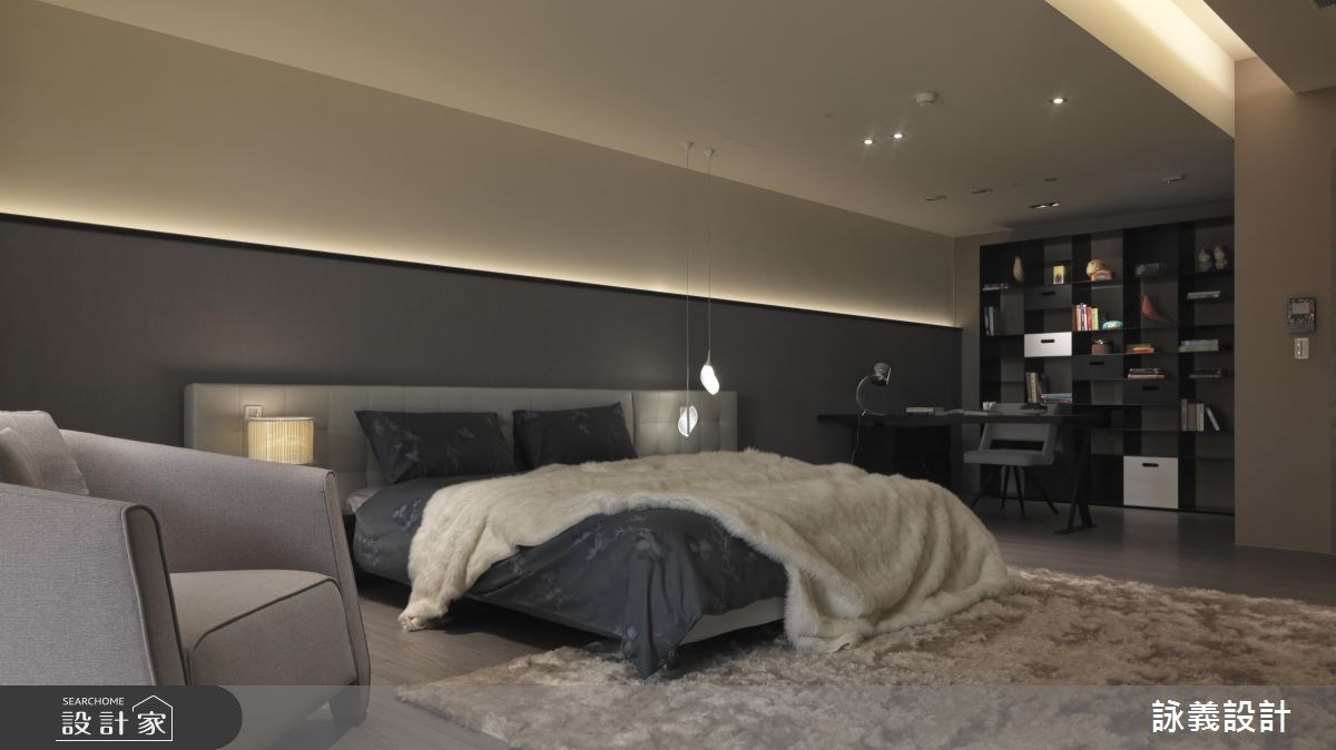 119坪＿現代風臥室案例圖片＿詠義設計/劉榮祿國際空間設計＿詠義_細緻與冷抽象之12
