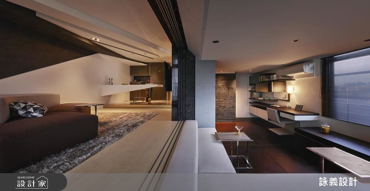 22坪＿現代風客廳案例圖片＿詠義設計/劉榮祿國際空間設計＿詠義_飄浮的城市之6