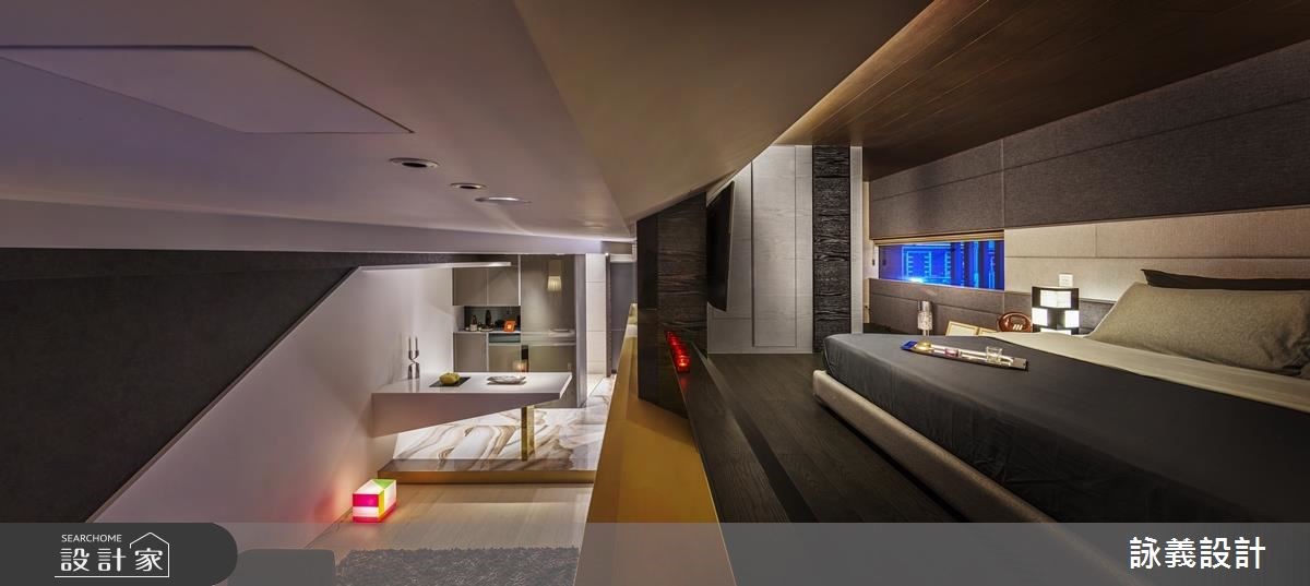 22坪＿現代風臥室閣樓案例圖片＿詠義設計/劉榮祿國際空間設計＿詠義_飄浮的城市之9