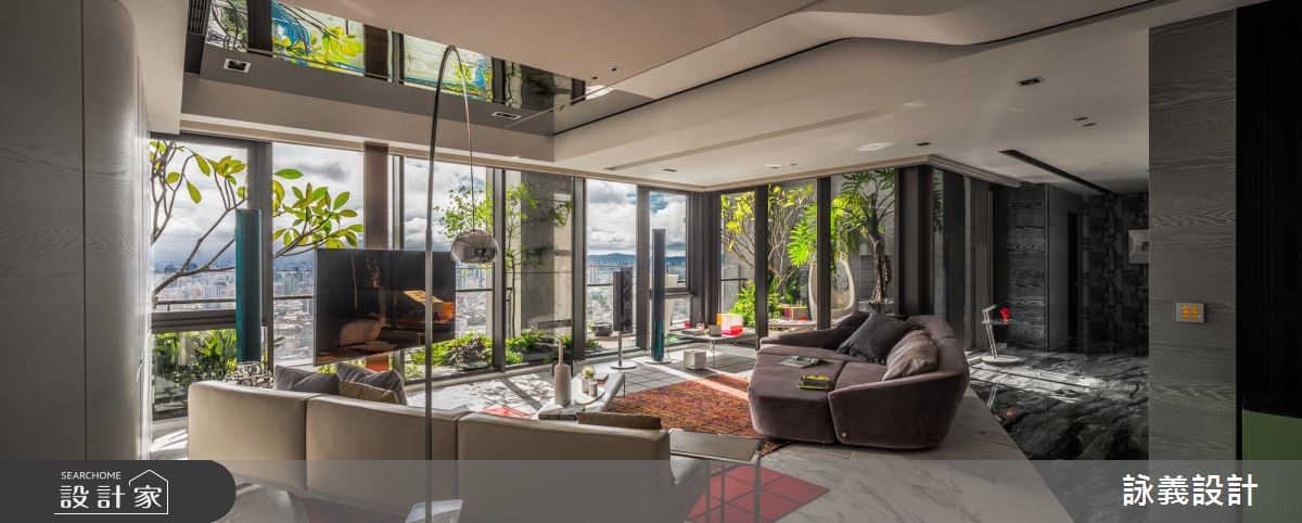 88坪預售屋＿現代風客廳案例圖片＿詠義設計/劉榮祿國際空間設計＿詠義_天母之1