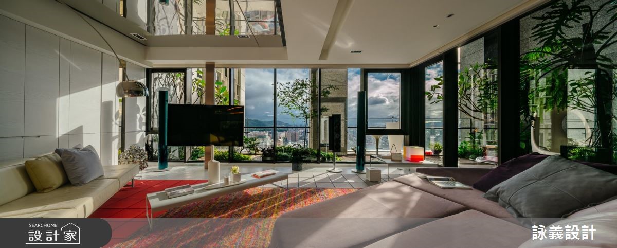 88坪預售屋＿現代風客廳案例圖片＿詠義設計/劉榮祿國際空間設計＿詠義_天母之3