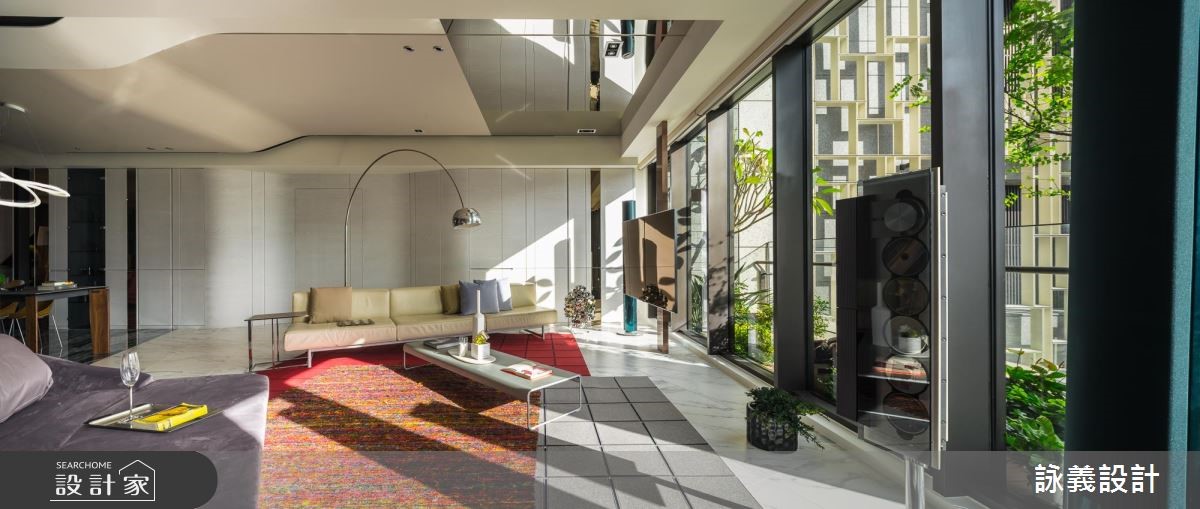 88坪預售屋＿現代風客廳案例圖片＿詠義設計/劉榮祿國際空間設計＿詠義_天母之2