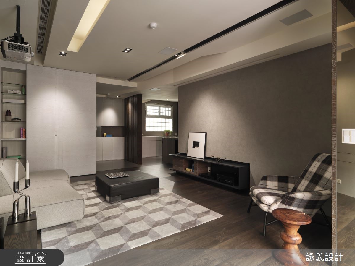 新成屋(5年以下)＿現代風客廳案例圖片＿詠義設計/劉榮祿國際空間設計＿詠義_寧靜之2