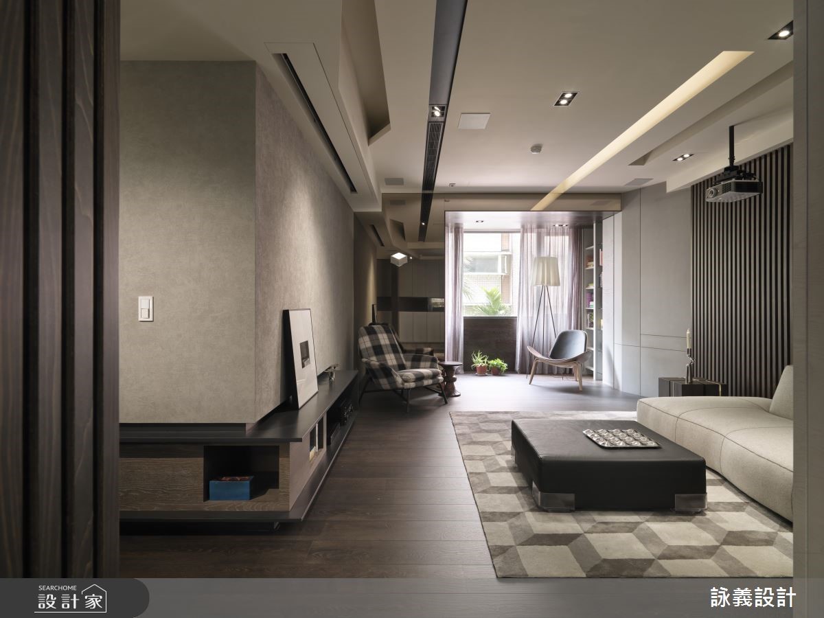 新成屋(5年以下)＿現代風客廳案例圖片＿詠義設計/劉榮祿國際空間設計＿詠義_寧靜之1