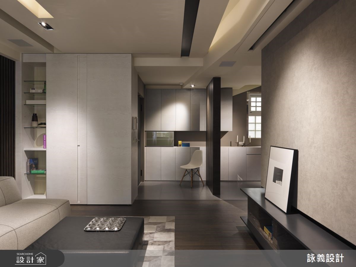 新成屋(5年以下)＿現代風客廳案例圖片＿詠義設計/劉榮祿國際空間設計＿詠義_寧靜之4