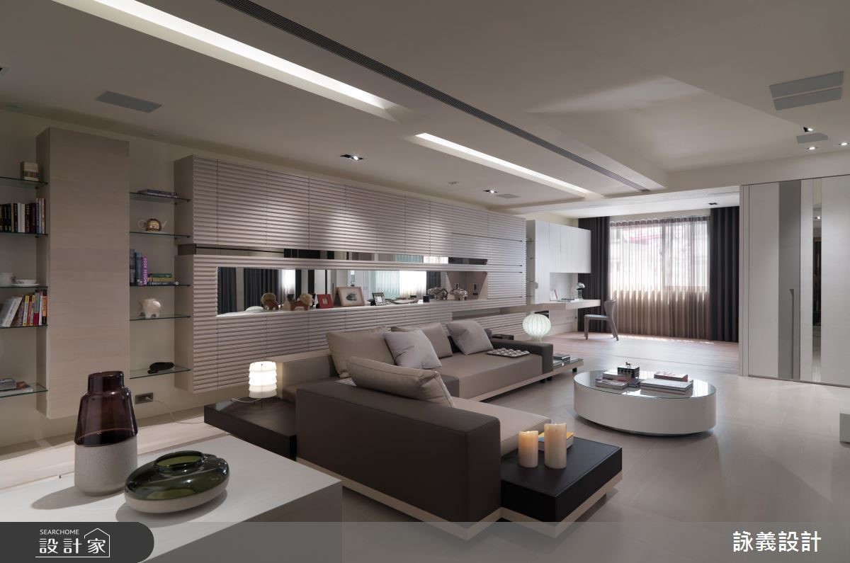 34坪老屋(16~30年)＿現代風客廳案例圖片＿詠義設計/劉榮祿國際空間設計＿詠義_層次之1