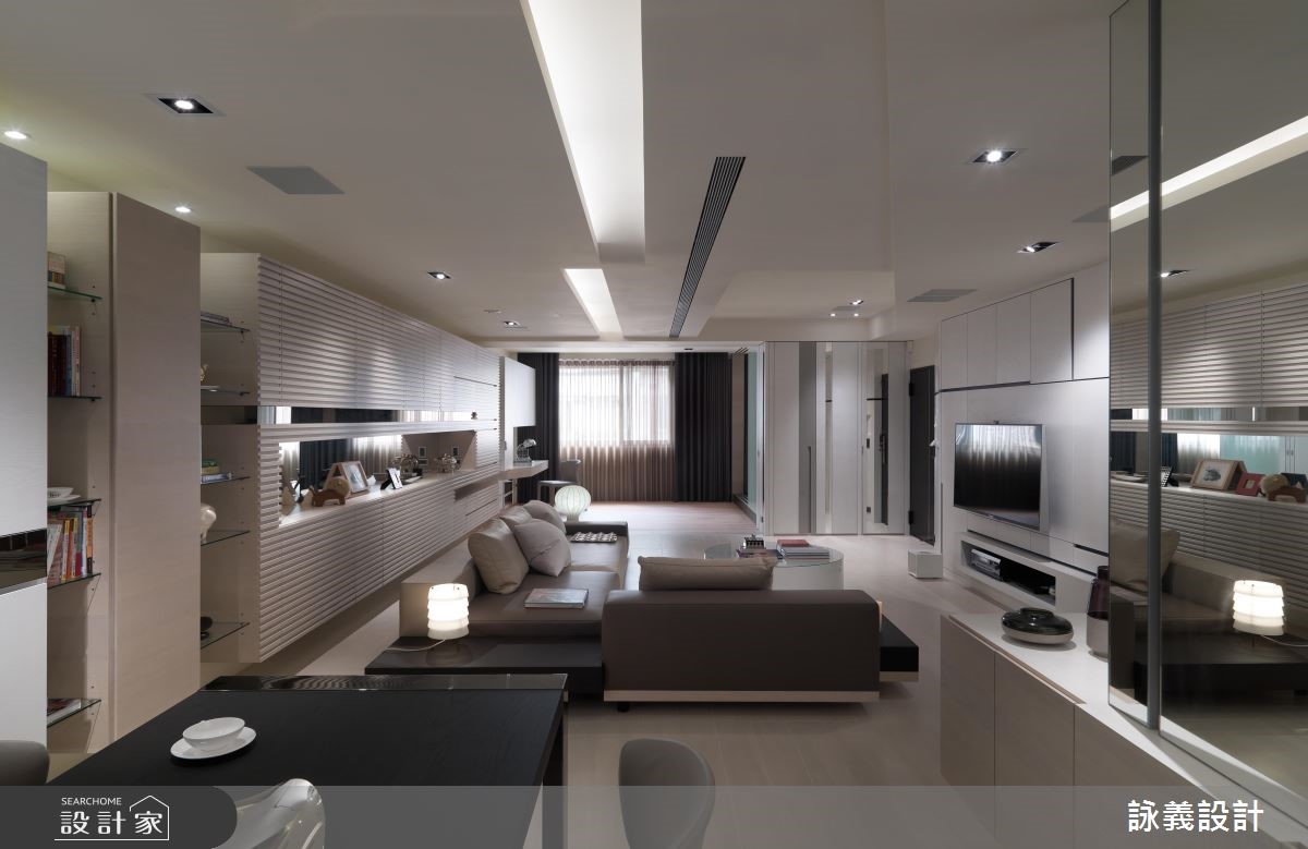 34坪老屋(16~30年)＿現代風客廳案例圖片＿詠義設計/劉榮祿國際空間設計＿詠義_層次之2