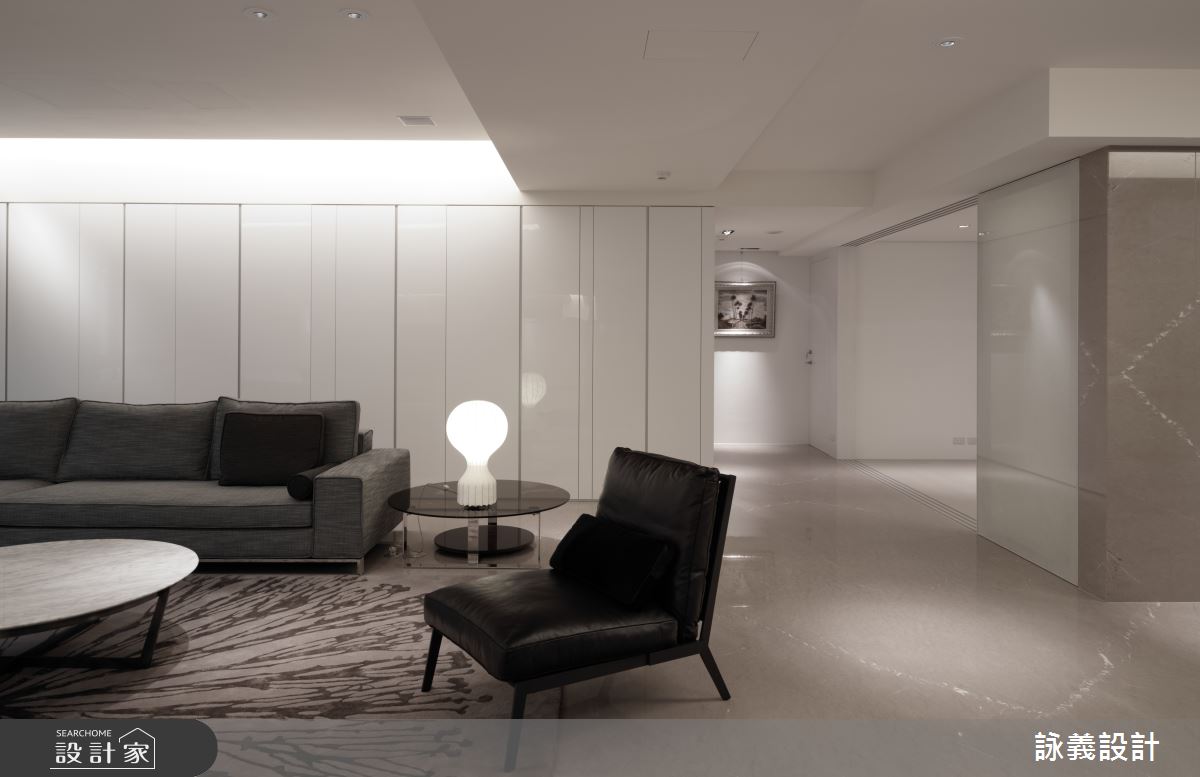 80坪新成屋(5年以下)＿簡約風客廳案例圖片＿詠義設計/劉榮祿國際空間設計＿詠義_潘宅之3