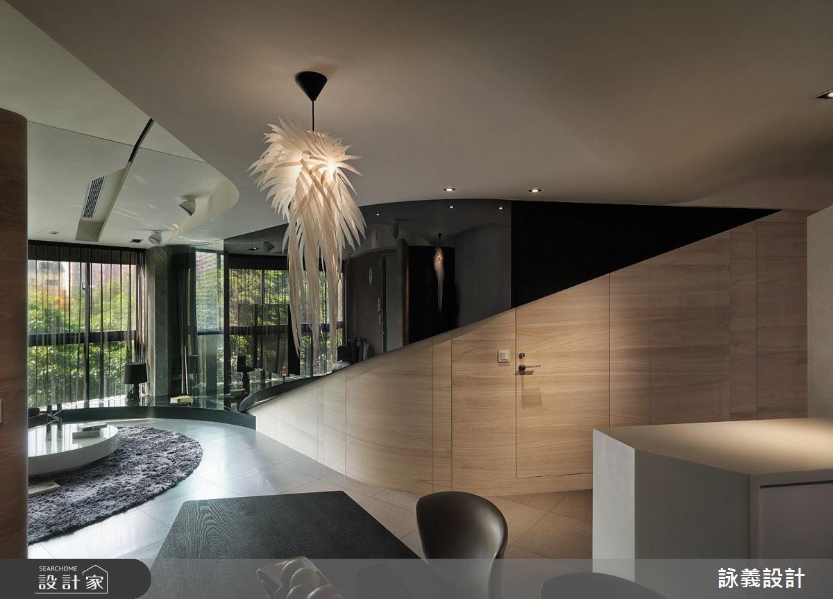 33坪中古屋(5~15年)＿現代風餐廳案例圖片＿詠義設計/劉榮祿國際空間設計＿詠義_流動的綠意之6