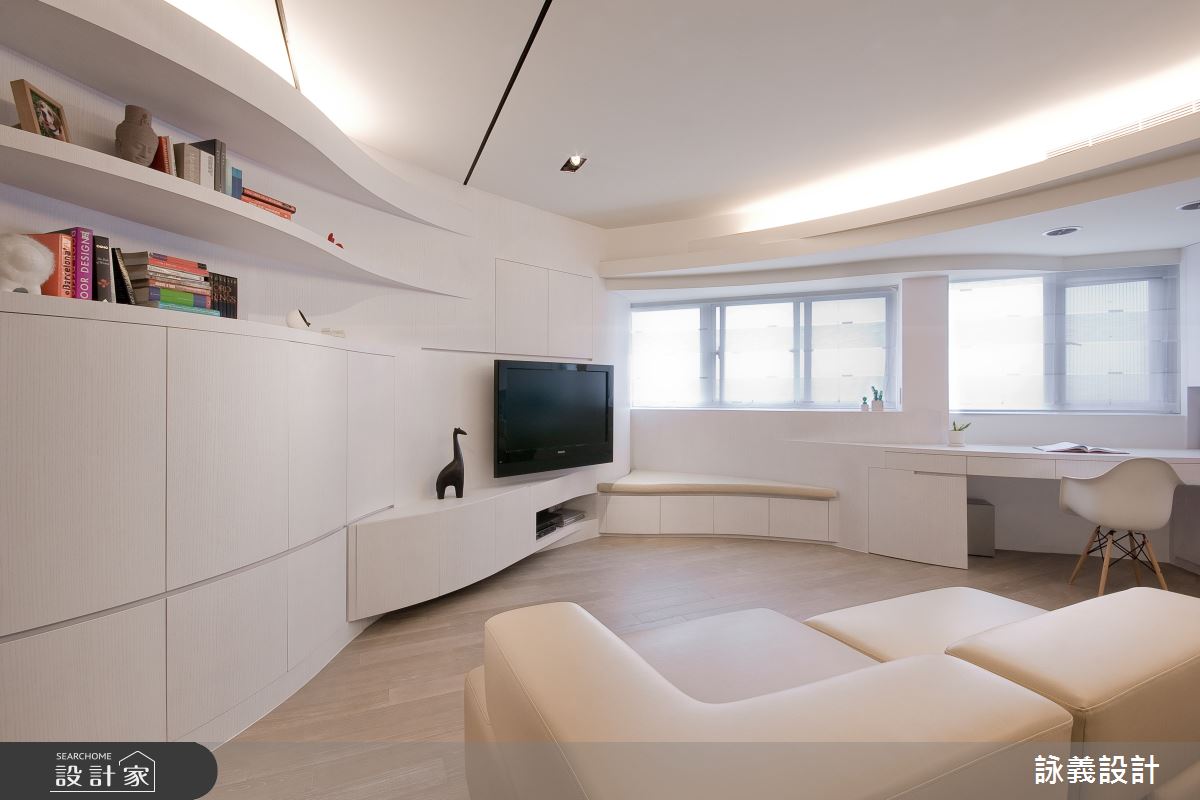 中古屋(5~15年)＿簡約風客廳案例圖片＿詠義設計/劉榮祿國際空間設計＿詠義_葉宅之3