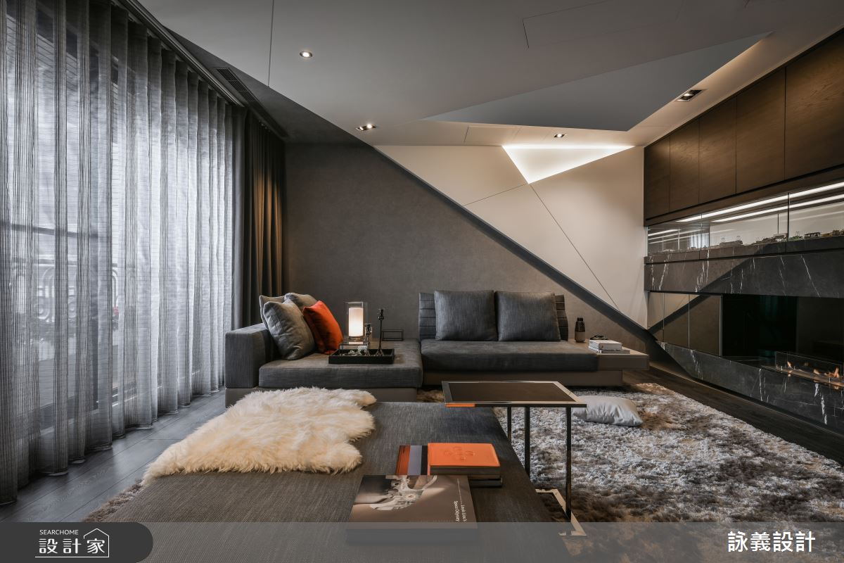 61坪新成屋(5年以下)＿現代風客廳案例圖片＿詠義設計/劉榮祿國際空間設計＿詠義_光影與空間在此相遇之3