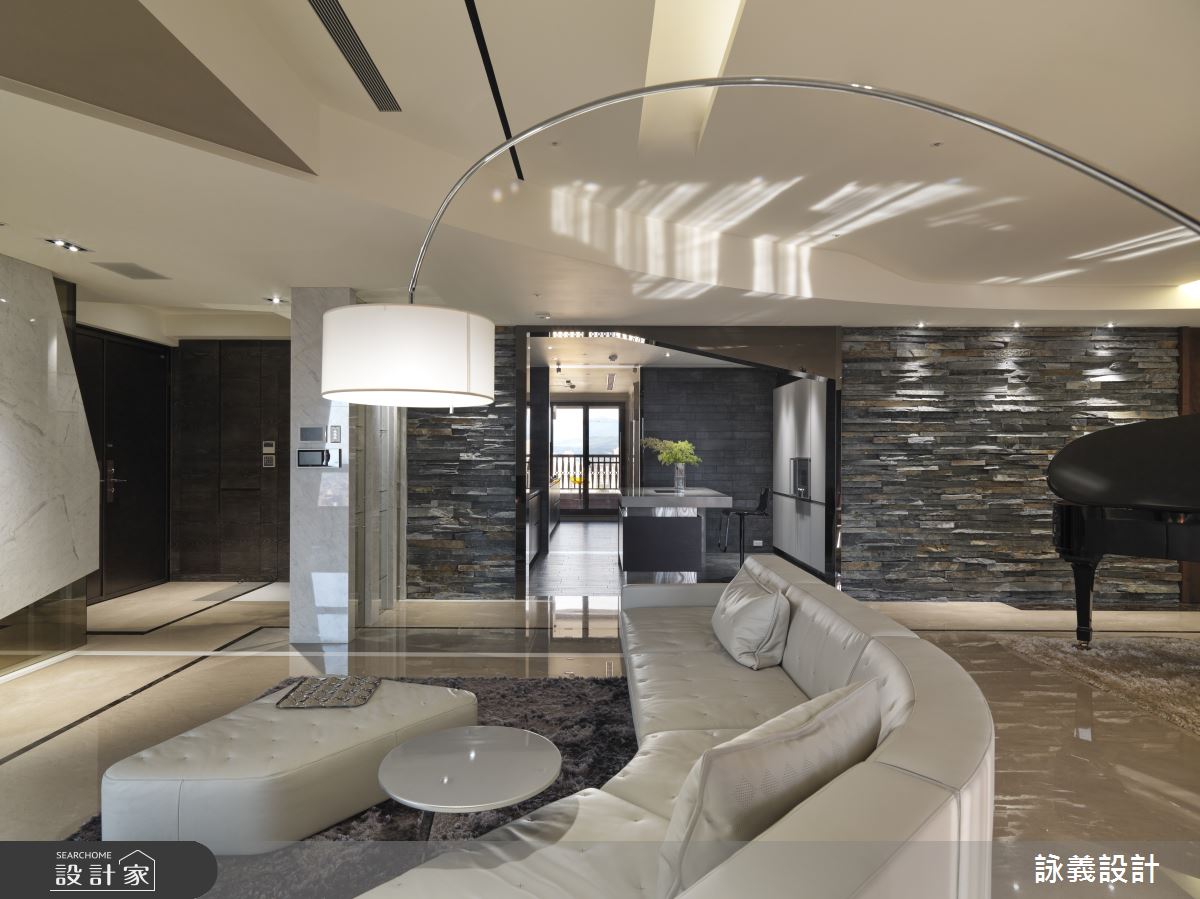 預售屋＿奢華風客廳案例圖片＿詠義設計/劉榮祿國際空間設計＿詠義_隱而不顯的細緻溫度之10