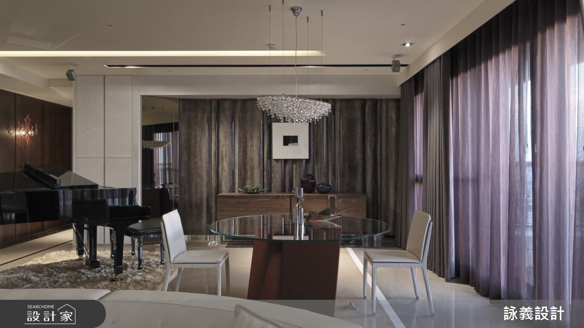 預售屋＿奢華風餐廳案例圖片＿詠義設計/劉榮祿國際空間設計＿詠義_隱而不顯的細緻溫度之8