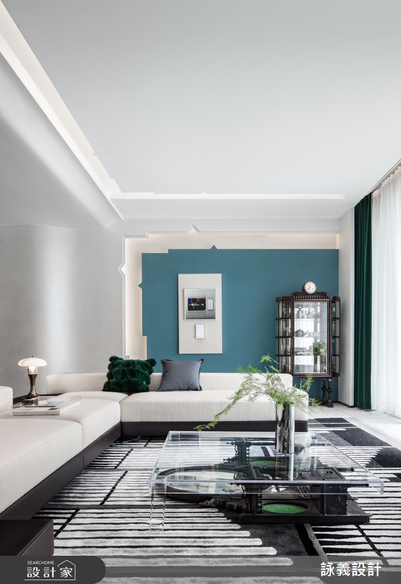 138坪預售屋＿現代風客廳案例圖片＿詠義設計/劉榮祿國際空間設計＿詠義_桃源小鎮之7