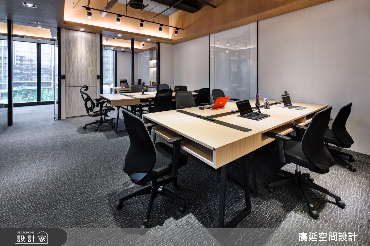 40坪新成屋(5年以下)＿現代風商業空間案例圖片＿廣延空間設計＿廣延_01.台北澳盛集團辦公室之17