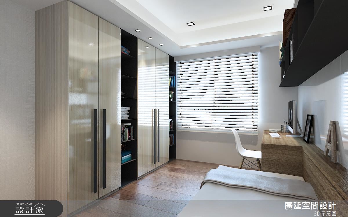 40坪新成屋(5年以下)＿北歐風臥室案例圖片＿廣延空間設計＿廣延_02.雲峰丁宅之7
