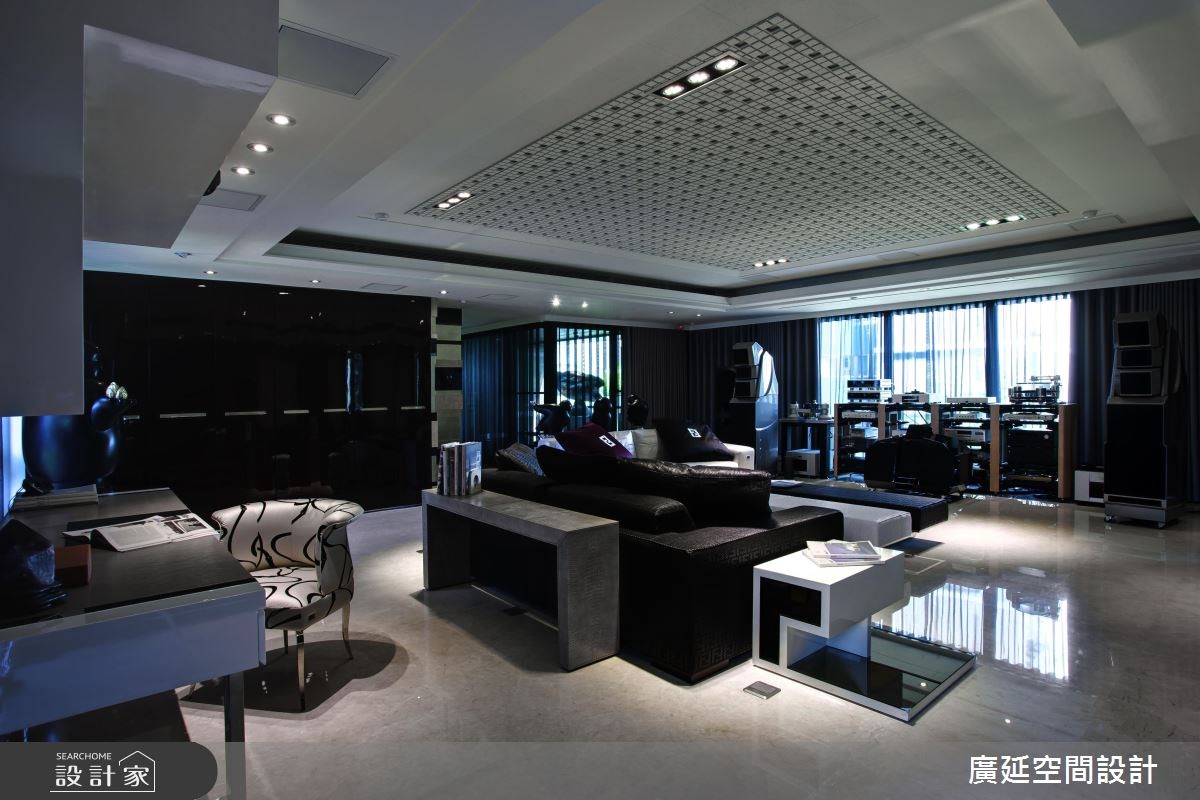 100坪新成屋(5年以下)＿現代風客廳案例圖片＿廣延空間設計＿廣延_03.台北劉宅之1