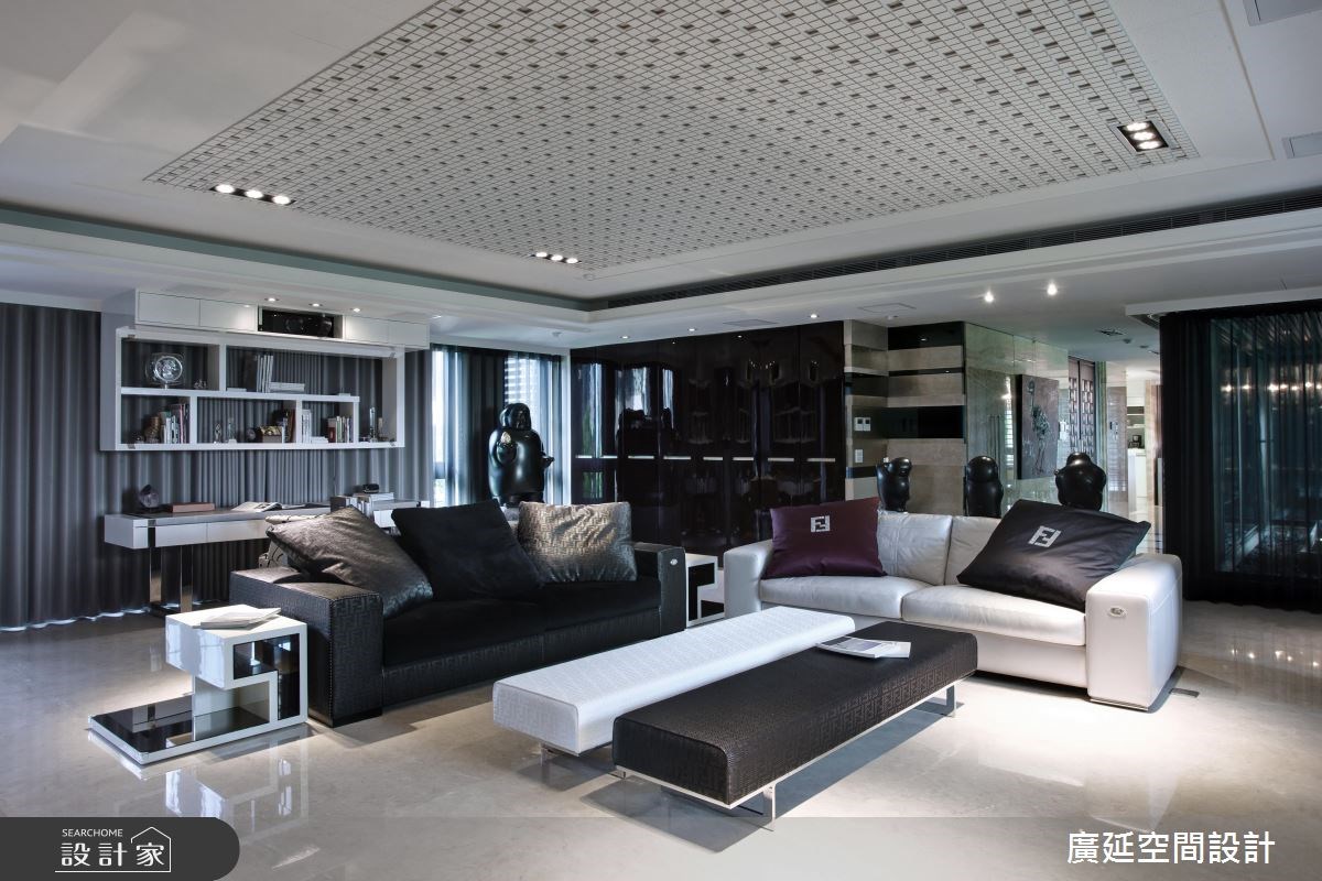 100坪新成屋(5年以下)＿現代風客廳案例圖片＿廣延空間設計＿廣延_03.台北劉宅之2