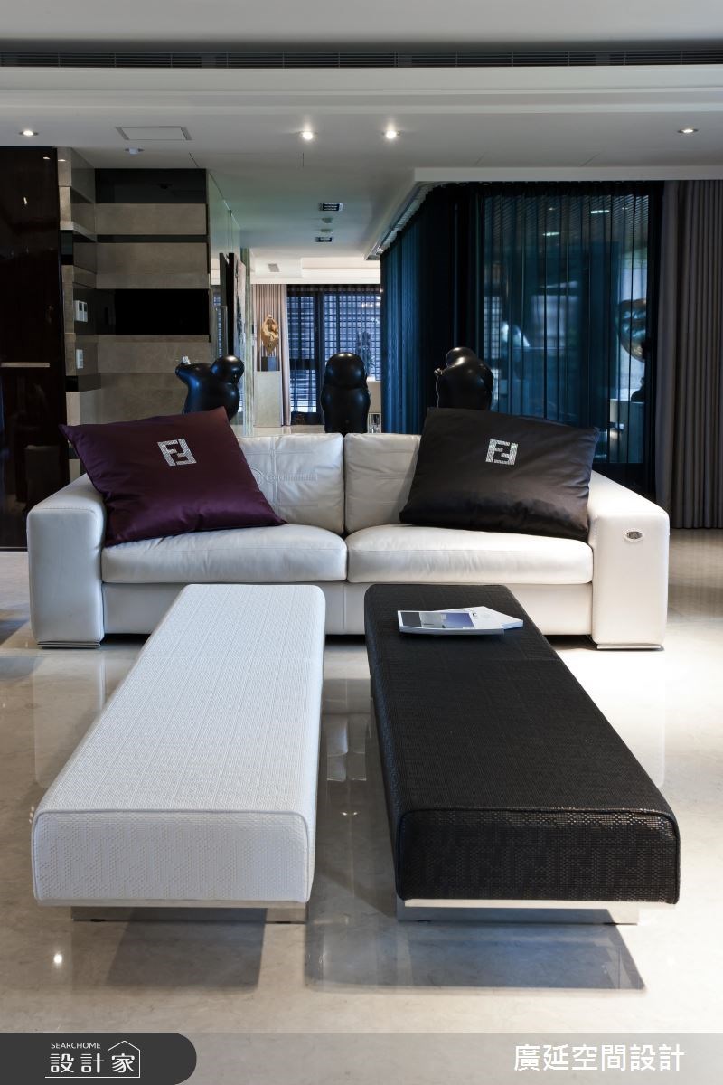 100坪新成屋(5年以下)＿現代風客廳案例圖片＿廣延空間設計＿廣延_03.台北劉宅之8