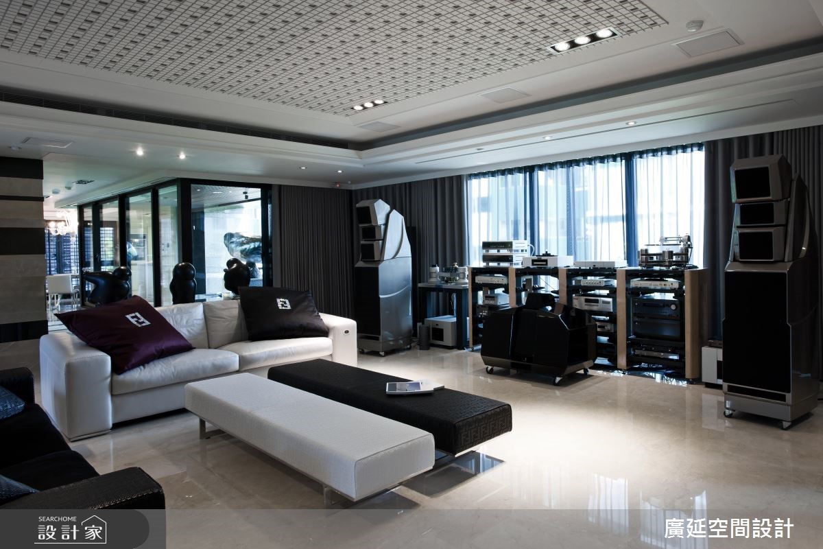 100坪新成屋(5年以下)＿現代風客廳案例圖片＿廣延空間設計＿廣延_03.台北劉宅之9