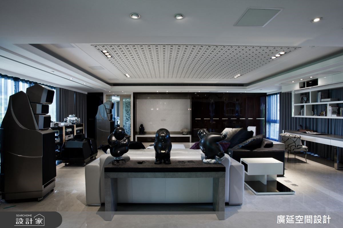100坪新成屋(5年以下)＿現代風客廳案例圖片＿廣延空間設計＿廣延_03.台北劉宅之11