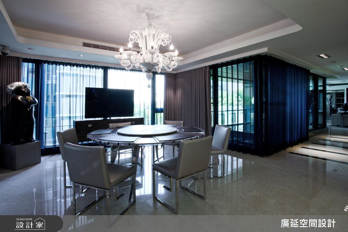 100坪新成屋(5年以下)＿現代風餐廳案例圖片＿廣延空間設計＿廣延_03.台北劉宅之19