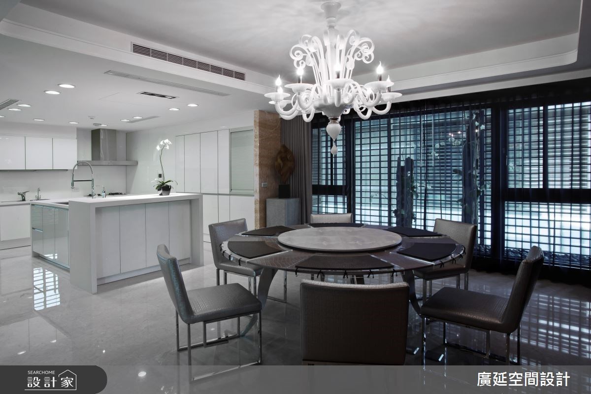 100坪新成屋(5年以下)＿現代風餐廳案例圖片＿廣延空間設計＿廣延_03.台北劉宅之21