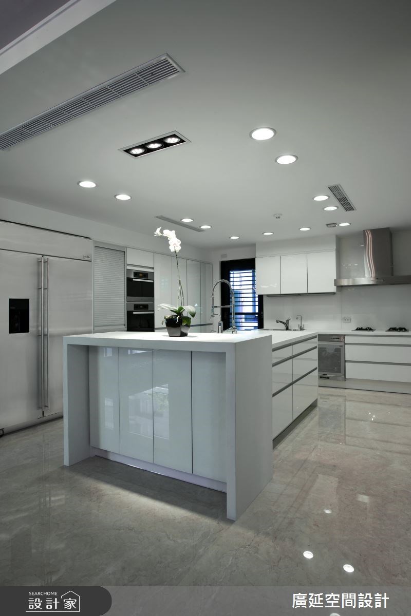 100坪新成屋(5年以下)＿現代風廚房案例圖片＿廣延空間設計＿廣延_03.台北劉宅之24