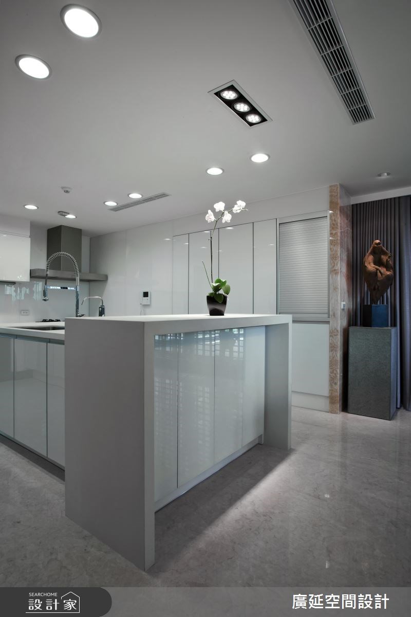 100坪新成屋(5年以下)＿現代風廚房案例圖片＿廣延空間設計＿廣延_03.台北劉宅之25