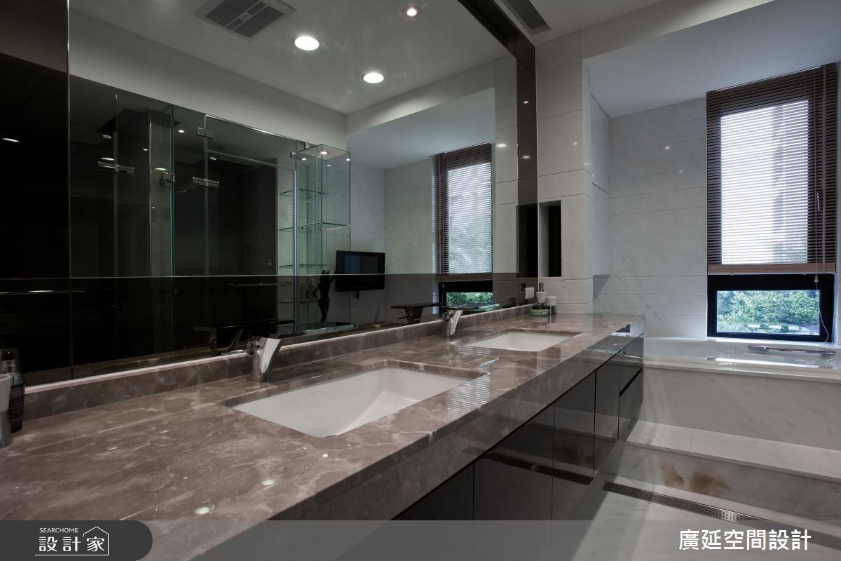 100坪新成屋(5年以下)＿現代風浴室案例圖片＿廣延空間設計＿廣延_03.台北劉宅之46