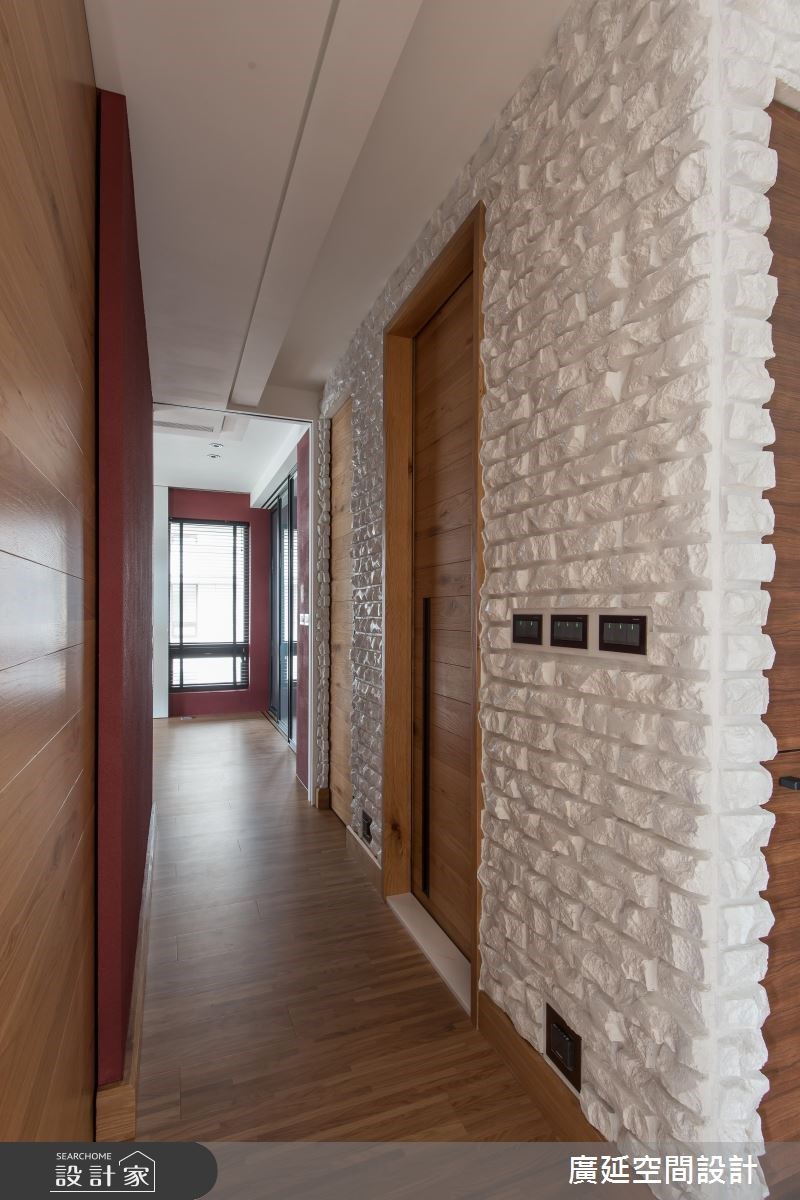 28坪新成屋(5年以下)＿混搭風走廊案例圖片＿廣延空間設計＿廣延_04.台北張宅之11