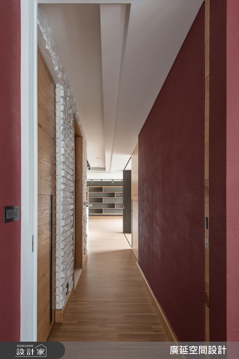 28坪新成屋(5年以下)＿混搭風走廊案例圖片＿廣延空間設計＿廣延_04.台北張宅之12
