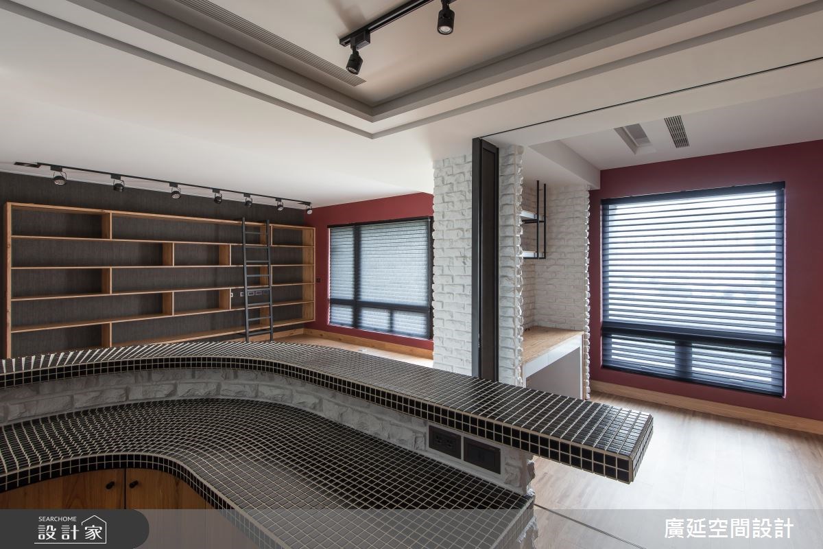 28坪新成屋(5年以下)＿混搭風吧檯案例圖片＿廣延空間設計＿廣延_04.台北張宅之14