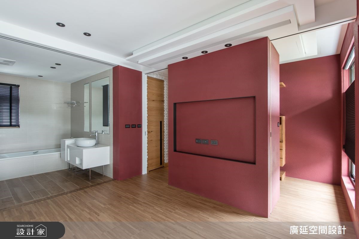 28坪新成屋(5年以下)＿混搭風臥室案例圖片＿廣延空間設計＿廣延_04.台北張宅之21