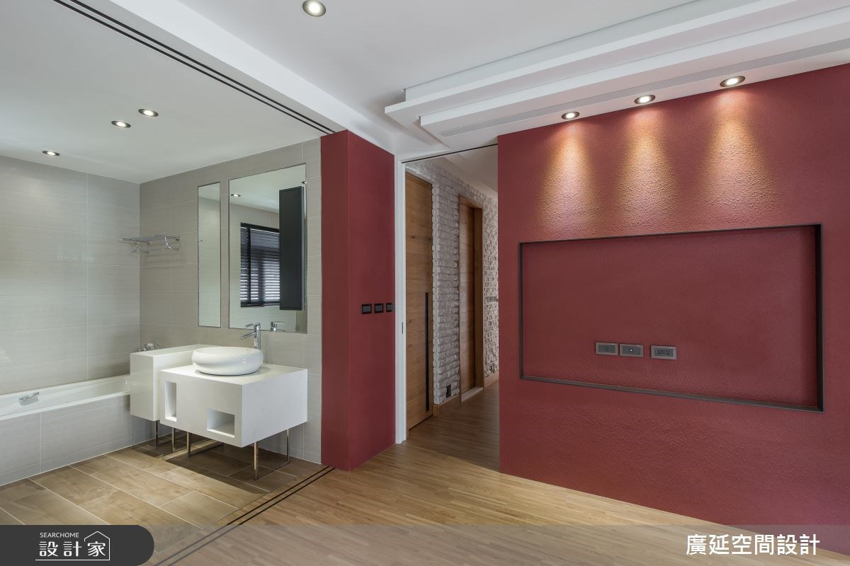 28坪新成屋(5年以下)＿混搭風臥室案例圖片＿廣延空間設計＿廣延_04.台北張宅之22