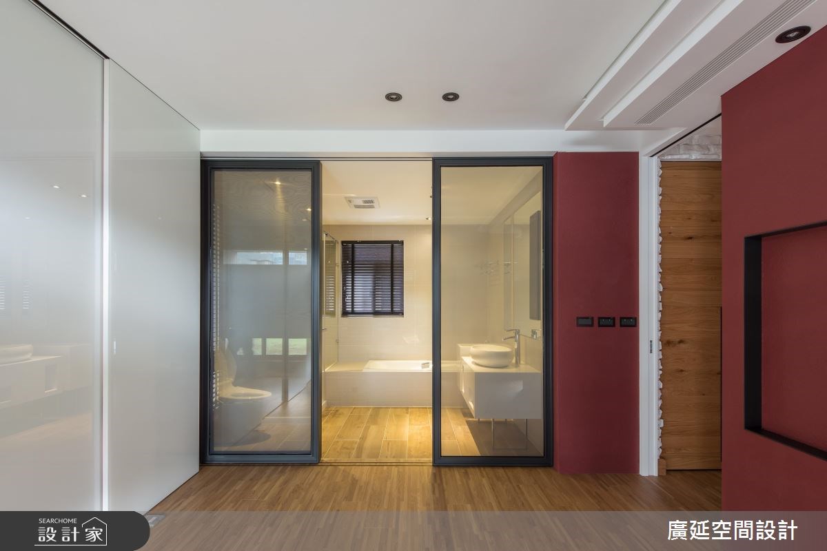28坪新成屋(5年以下)＿混搭風臥室案例圖片＿廣延空間設計＿廣延_04.台北張宅之25