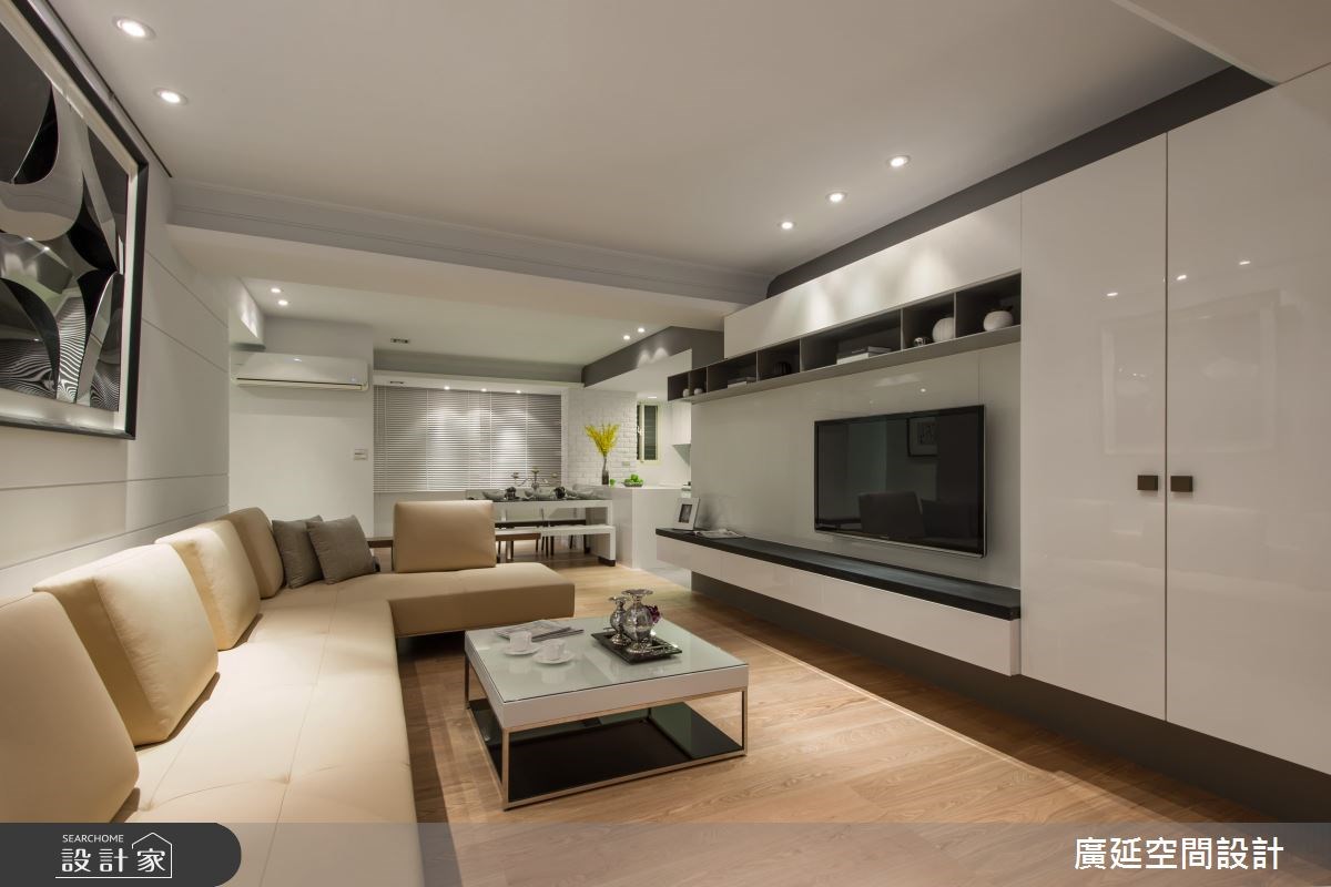 35坪老屋(31~40年)＿現代風客廳案例圖片＿廣延空間設計＿廣延_06.台北梁宅之4