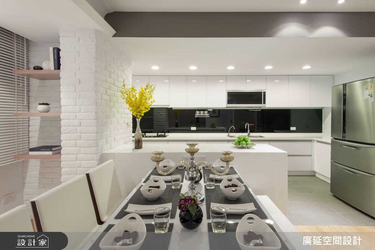 35坪老屋(31~40年)＿現代風餐廳案例圖片＿廣延空間設計＿廣延_06.台北梁宅之13