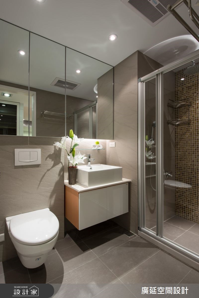 35坪老屋(31~40年)＿現代風浴室案例圖片＿廣延空間設計＿廣延_06.台北梁宅之38