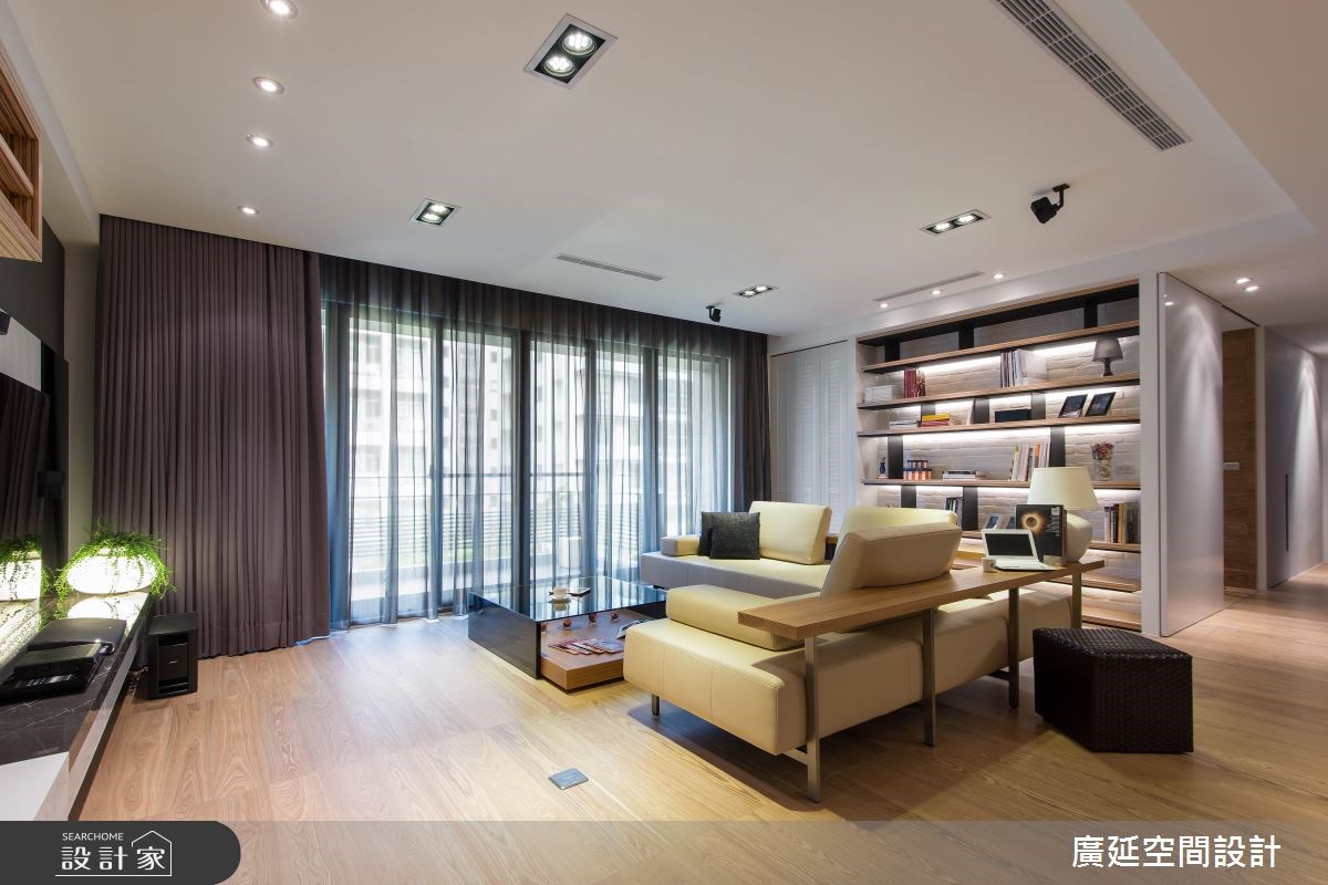 48坪新成屋(5年以下)＿現代風客廳案例圖片＿廣延空間設計＿廣延_07之4