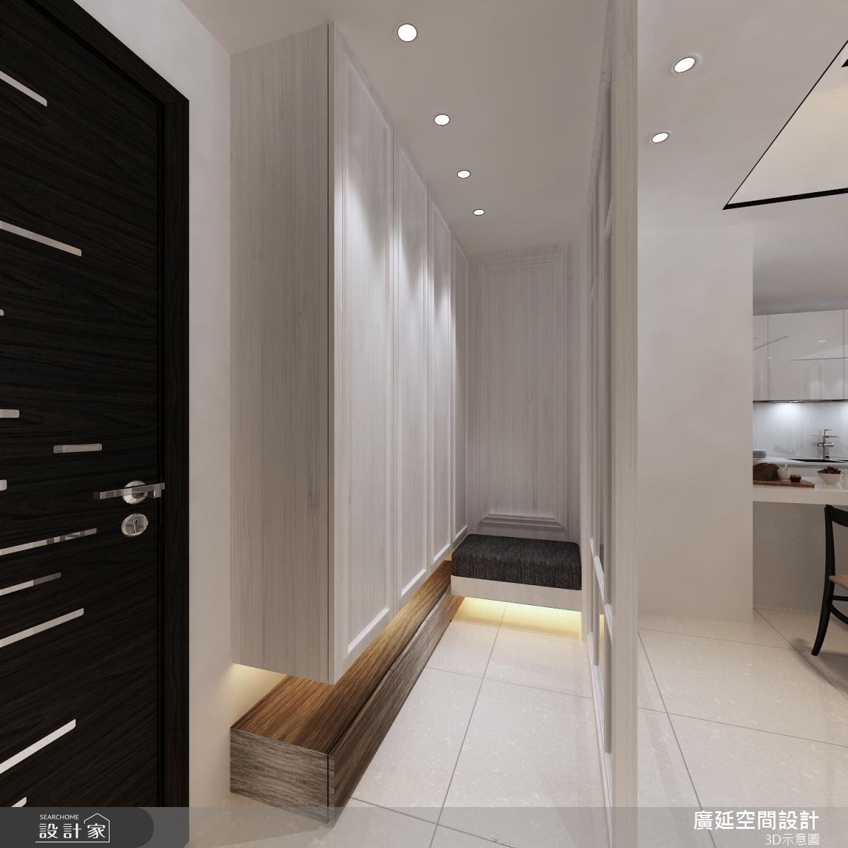 45坪新成屋(5年以下)＿新古典玄關案例圖片＿廣延空間設計＿廣延_16之1