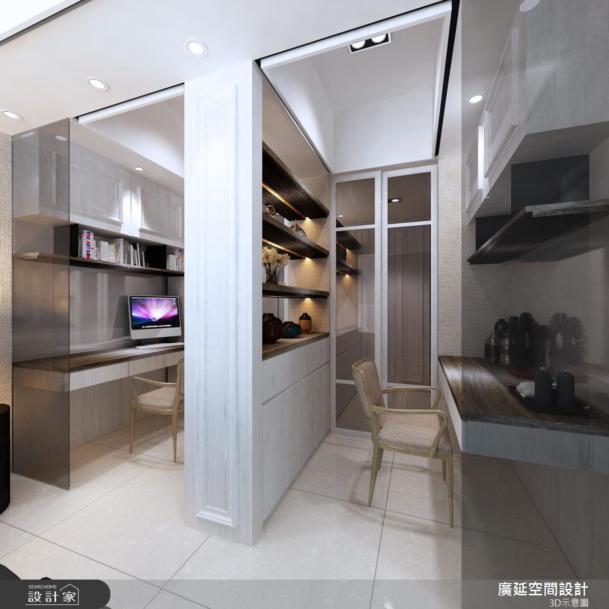 45坪新成屋(5年以下)＿新古典書房案例圖片＿廣延空間設計＿廣延_16之6