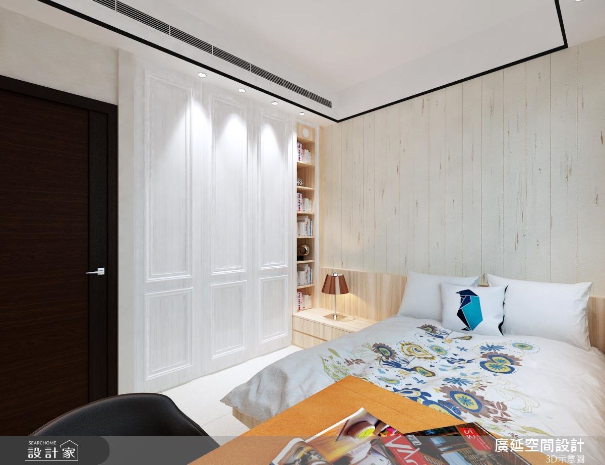 45坪新成屋(5年以下)＿新古典臥室案例圖片＿廣延空間設計＿廣延_16之9