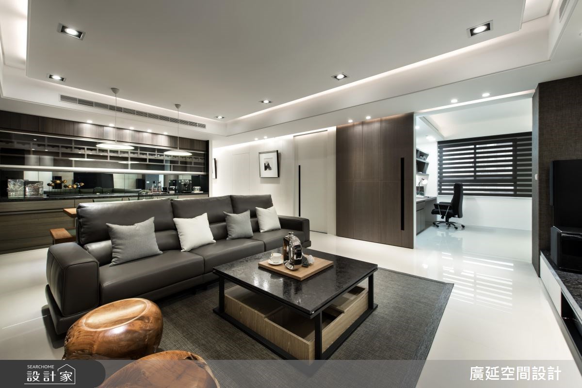 35坪新成屋(5年以下)＿現代風客廳案例圖片＿廣延空間設計＿廣延_23之4