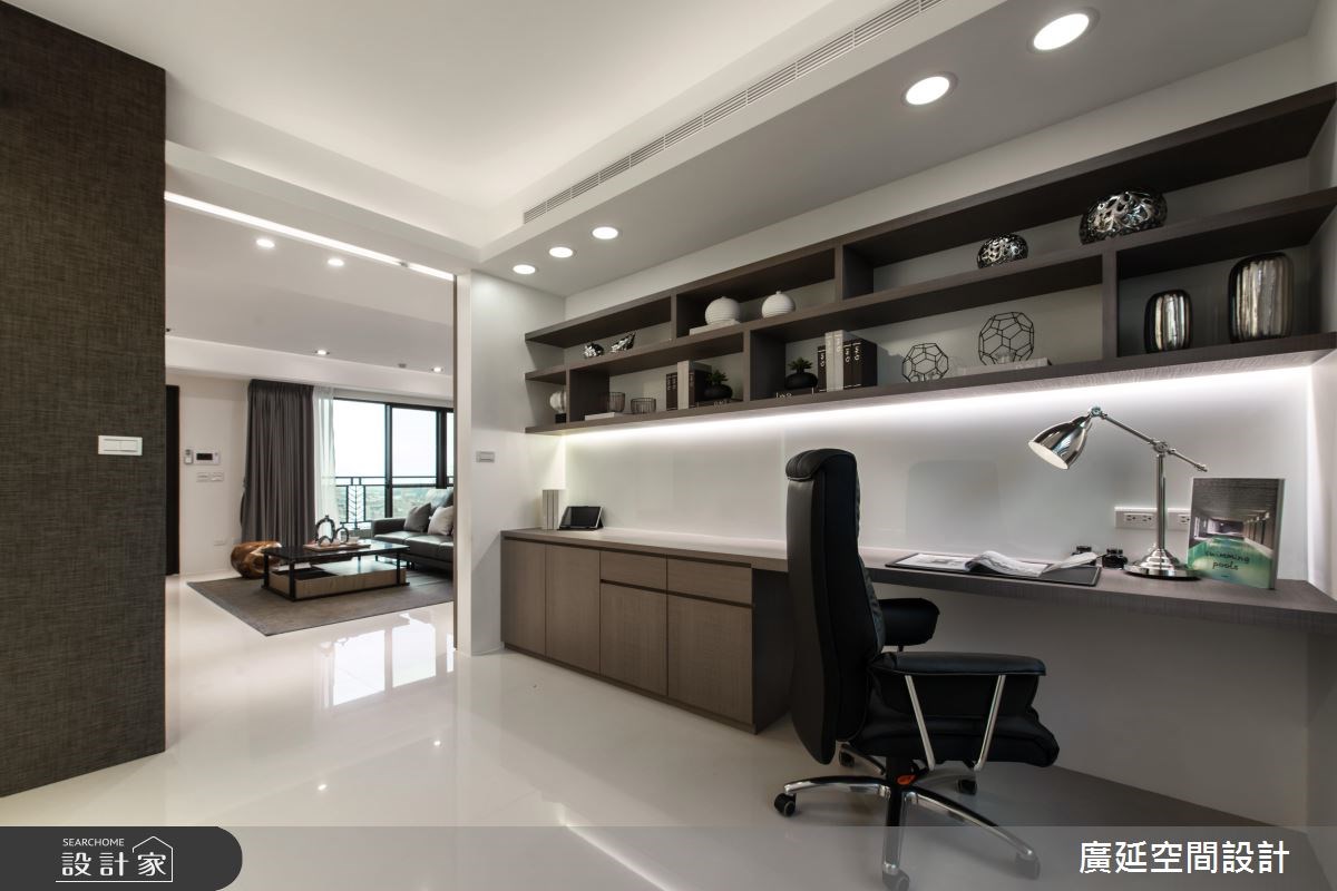 35坪新成屋(5年以下)＿現代風書房案例圖片＿廣延空間設計＿廣延_23之18